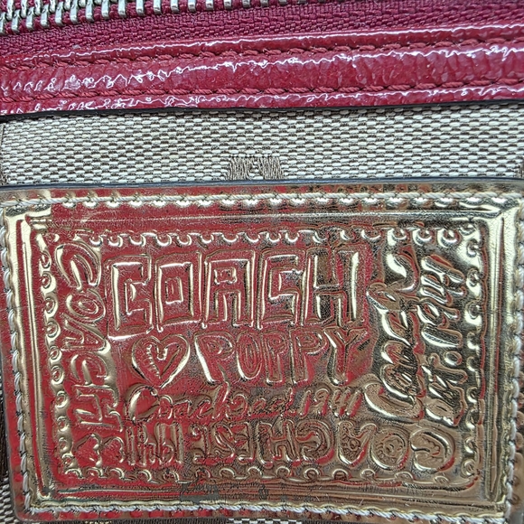 Stylish Tan and Red Women's Bag - Picture 2 of 12